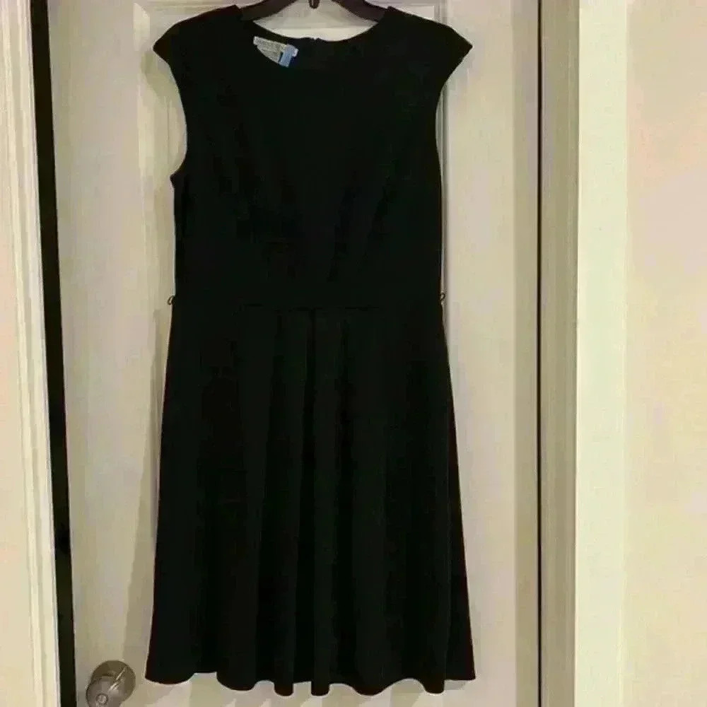 Maggy London Black Shoulder Dress
